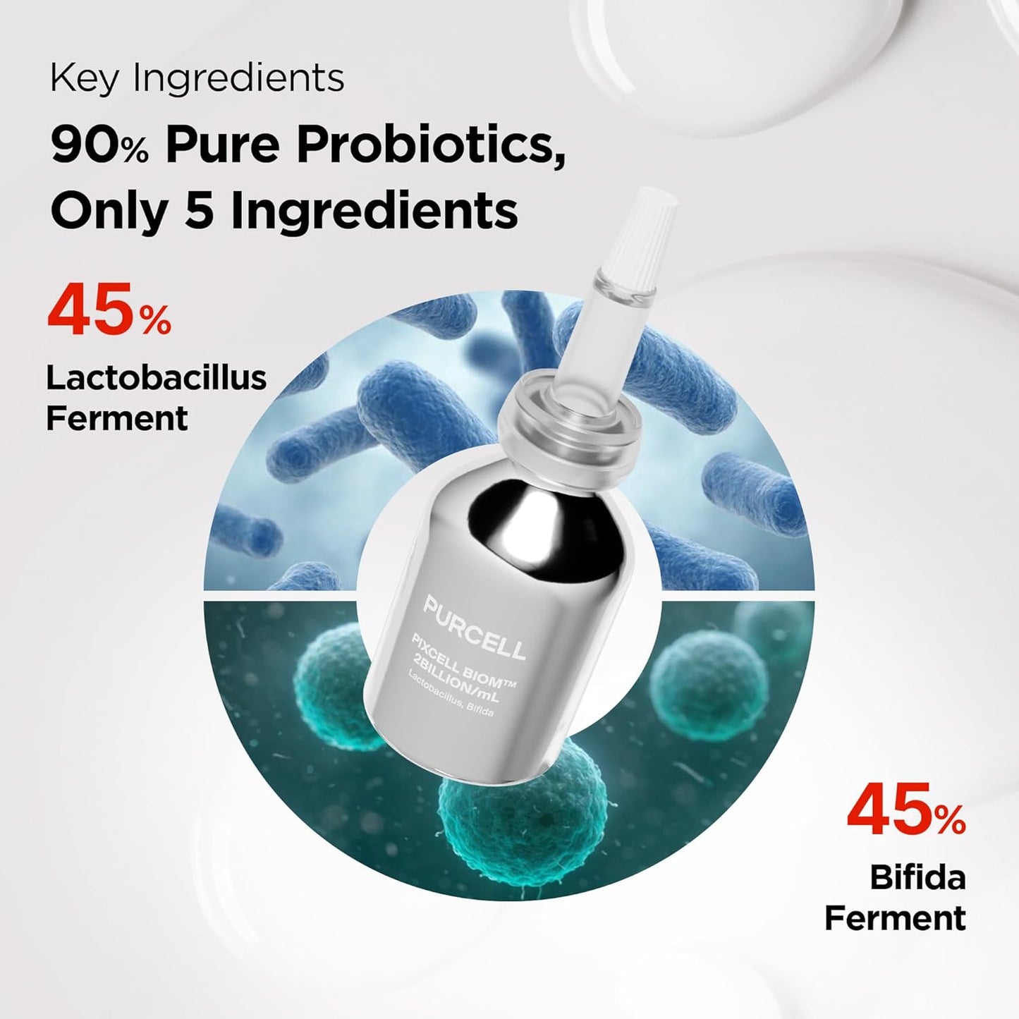 Revitalize Your Skin with Pixcell Biom Probiotic Essence Serum - 2 Billion Cultures for Acne-Prone & Sensitive Skin (1.01 Fl Oz)
