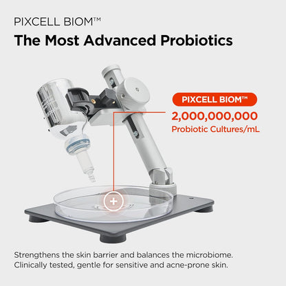 Revitalize Your Skin with Pixcell Biom Probiotic Essence Serum - 2 Billion Cultures for Acne-Prone & Sensitive Skin (1.01 Fl Oz)